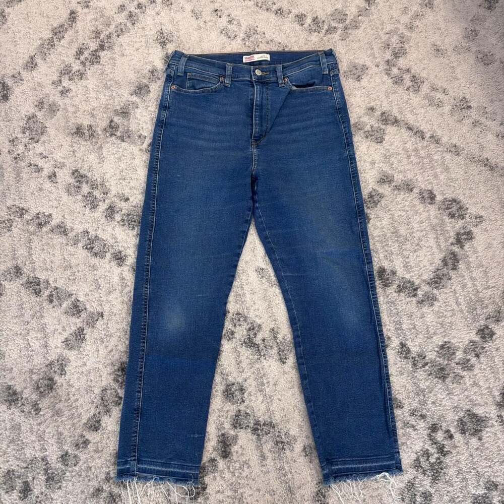 Signature by Levi Strauss & Co Heritage High-Rise Straight Jeans Size 14 W32